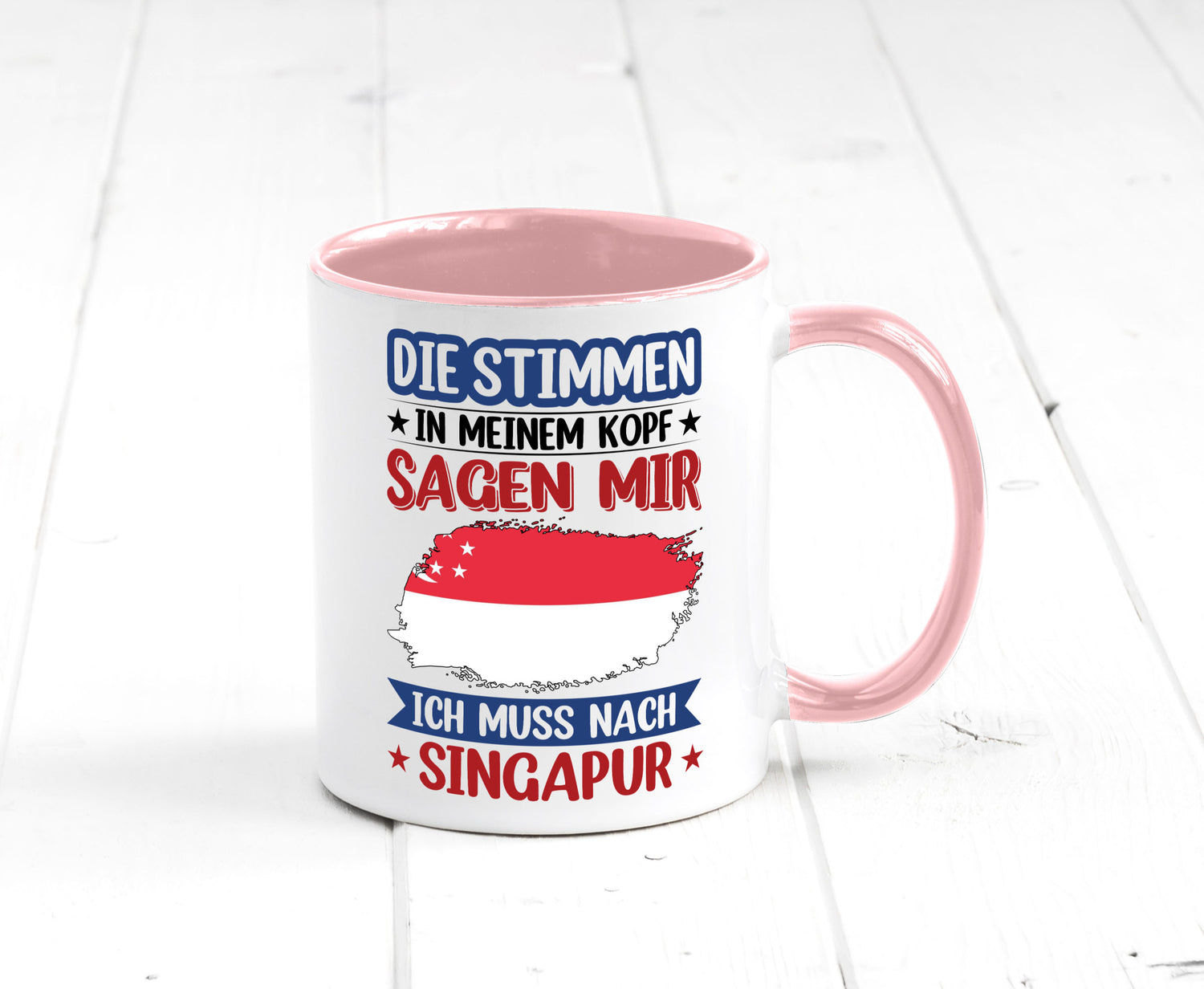 Singapur | Urlaub Stimmen in meinem Kopf Traumland v2 lustiger Spruch Geschenk