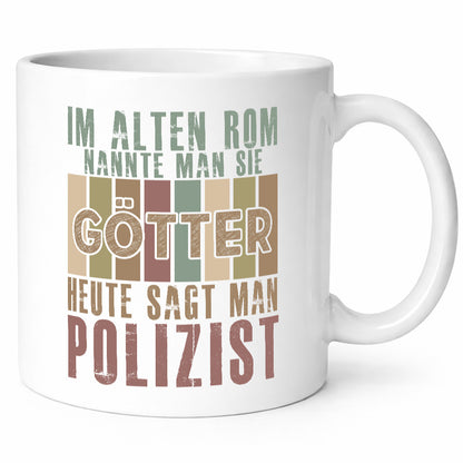 Heute sagt man: Polizist | Polizei lustiger Spruch Geschenk Humor Geschenkidee