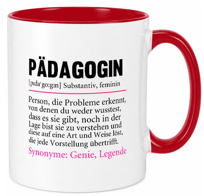 Pädagogin | Spruch lustig Humor Pädagogik v2 Geschenk Geschenkidee lustiger
