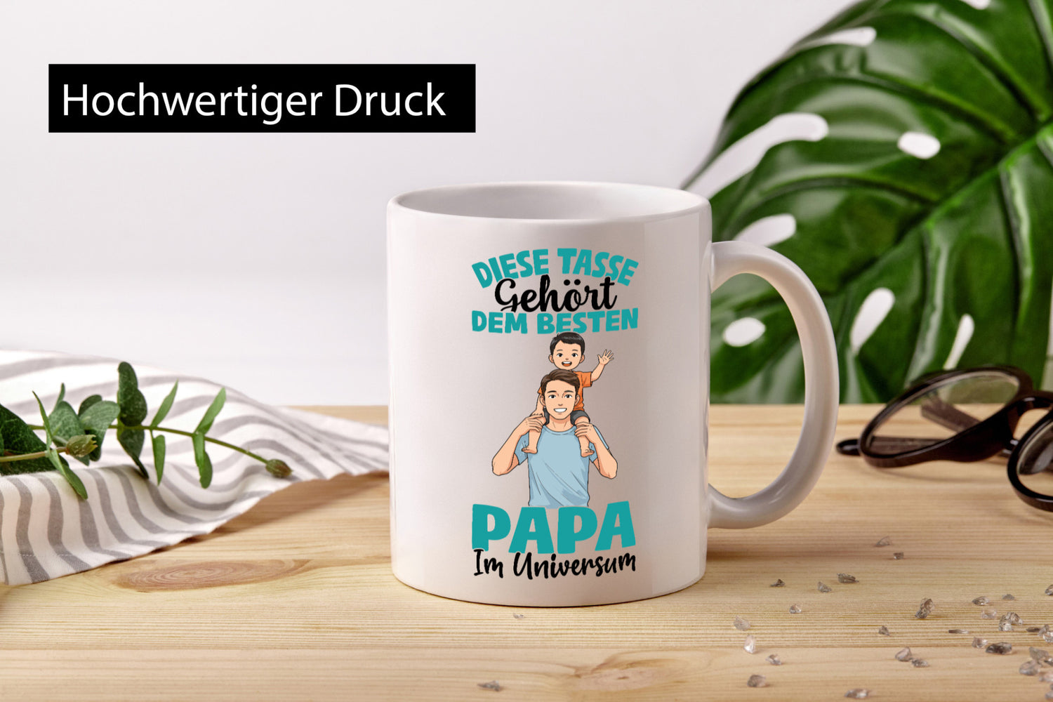 Im Universum: Papa | Vatertag Daddy Familie Humor Geschenkidee Tasse