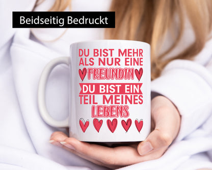Beste Freundin lustiger Spruch Geschenk Humor Geschenkidee Tasse