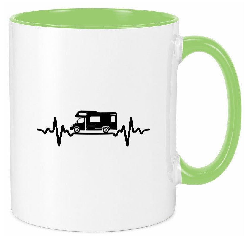 Wohnmobil | Herzschlag lustiger Spruch Geschenk Humor Geschenkidee Tasse