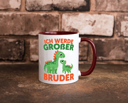 Ich werde Großer Bruder | Dino Brudersaurus lustig Humor Geschenkidee Geschenk