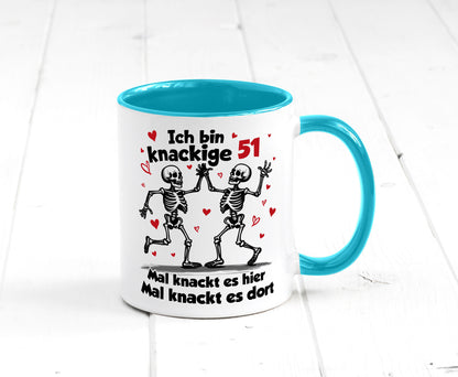 51. Geburtstag | Knackige 51 Ich bin alt v2 Humor Geschenkidee Tasse