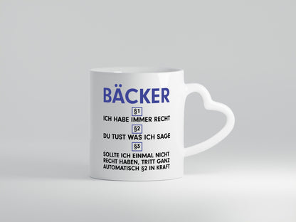 Ich habe immer Recht Bäcker | Bäckerei Backen Konditor v2 lustig Humor