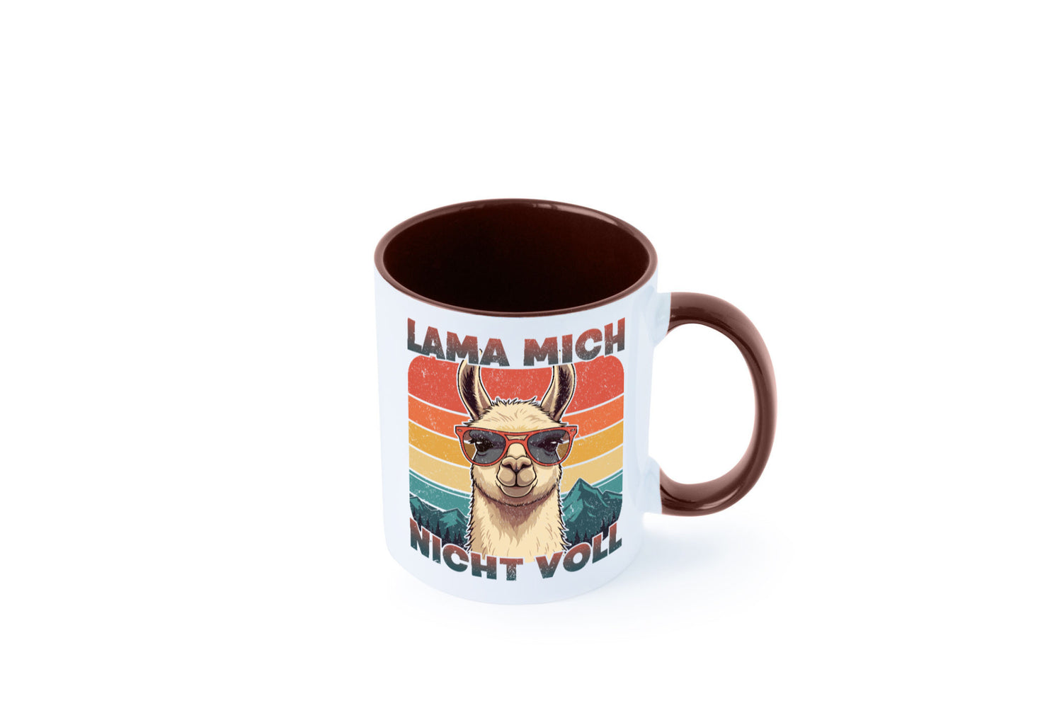 Lama mich nicht voll | Alpaka Kamel Retro lustig Humor Geschenkidee Geschenk