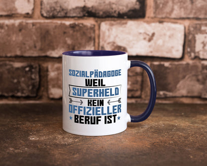 Superheld Sozialpädagoge | Pädagoge lustig Humor Geschenkidee Geschenk Tasse
