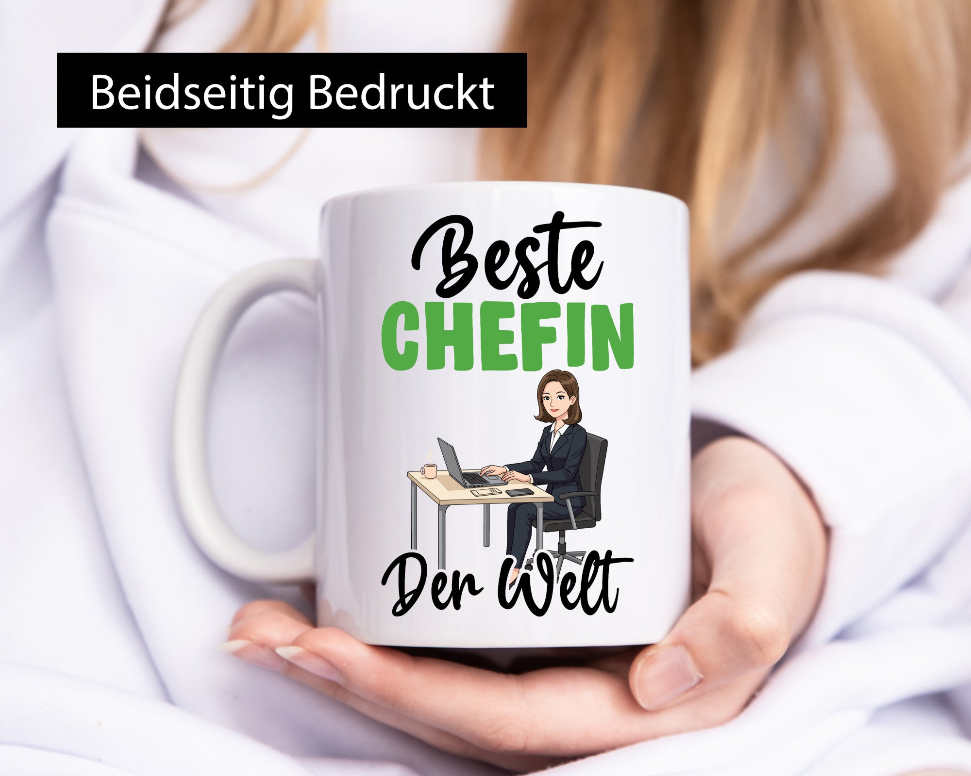 Beste Chefin | Führungskraft Vorgesetzte v2 lustiger Spruch Geschenk Arbeit