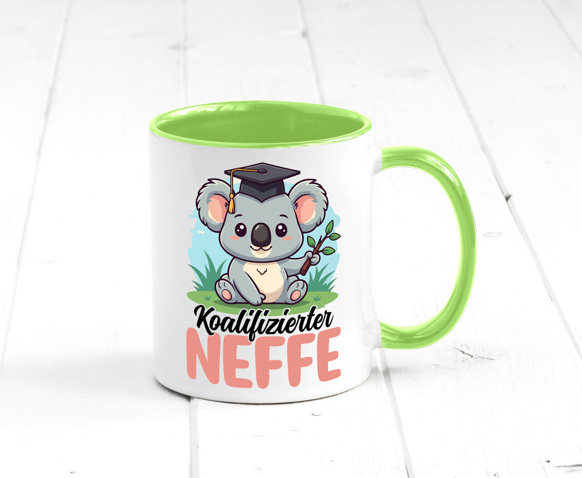 Koalifizierter Neffe | Familie Bruder Bester Onkel Geschenkidee Humor Tasse