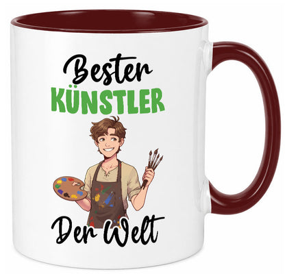 Bester Künstler | Kunst Geschenkidee Humor Tasse