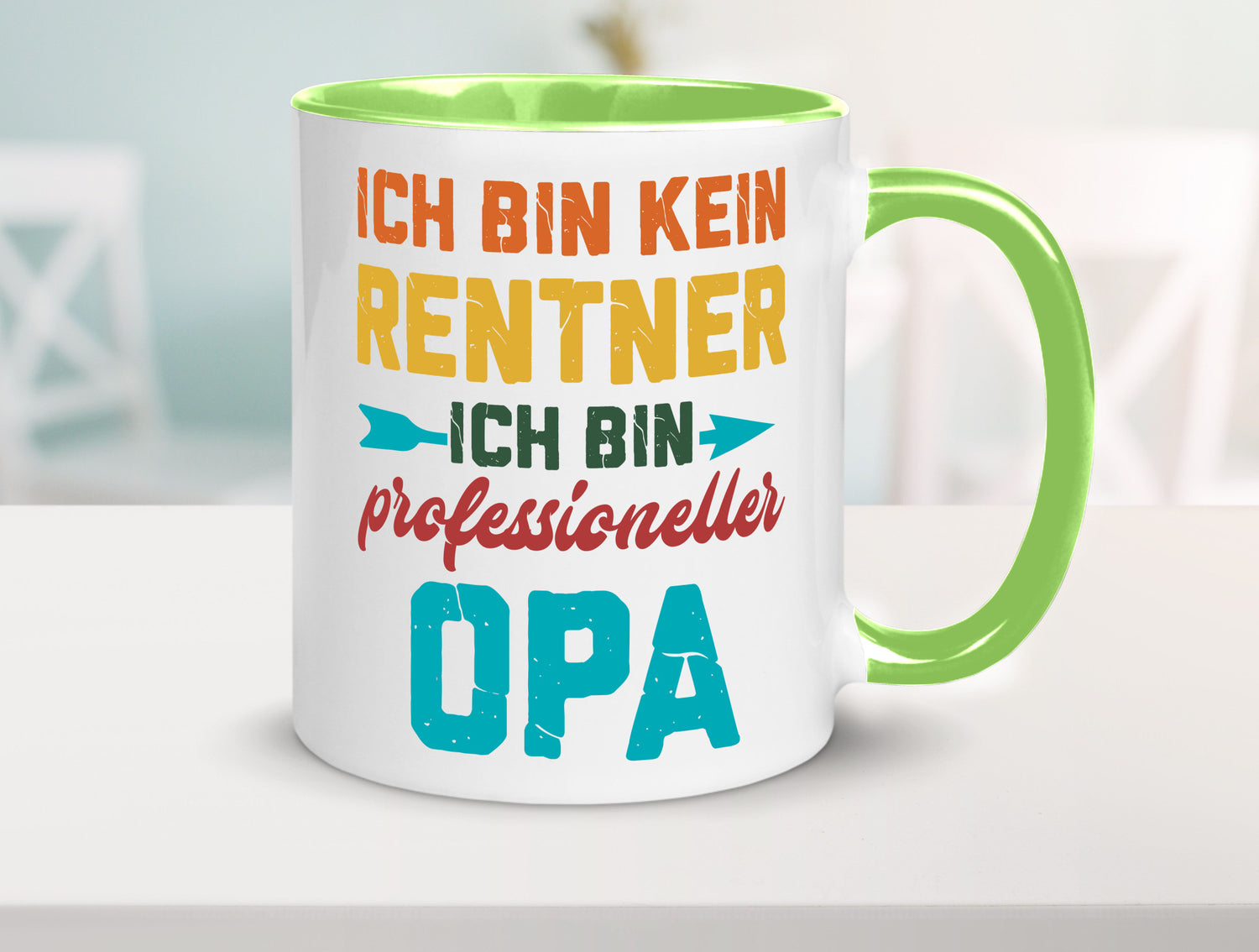 Ich bin Professioneller Opa | Rentner Großvater Geschenkidee Familie Humor Tasse