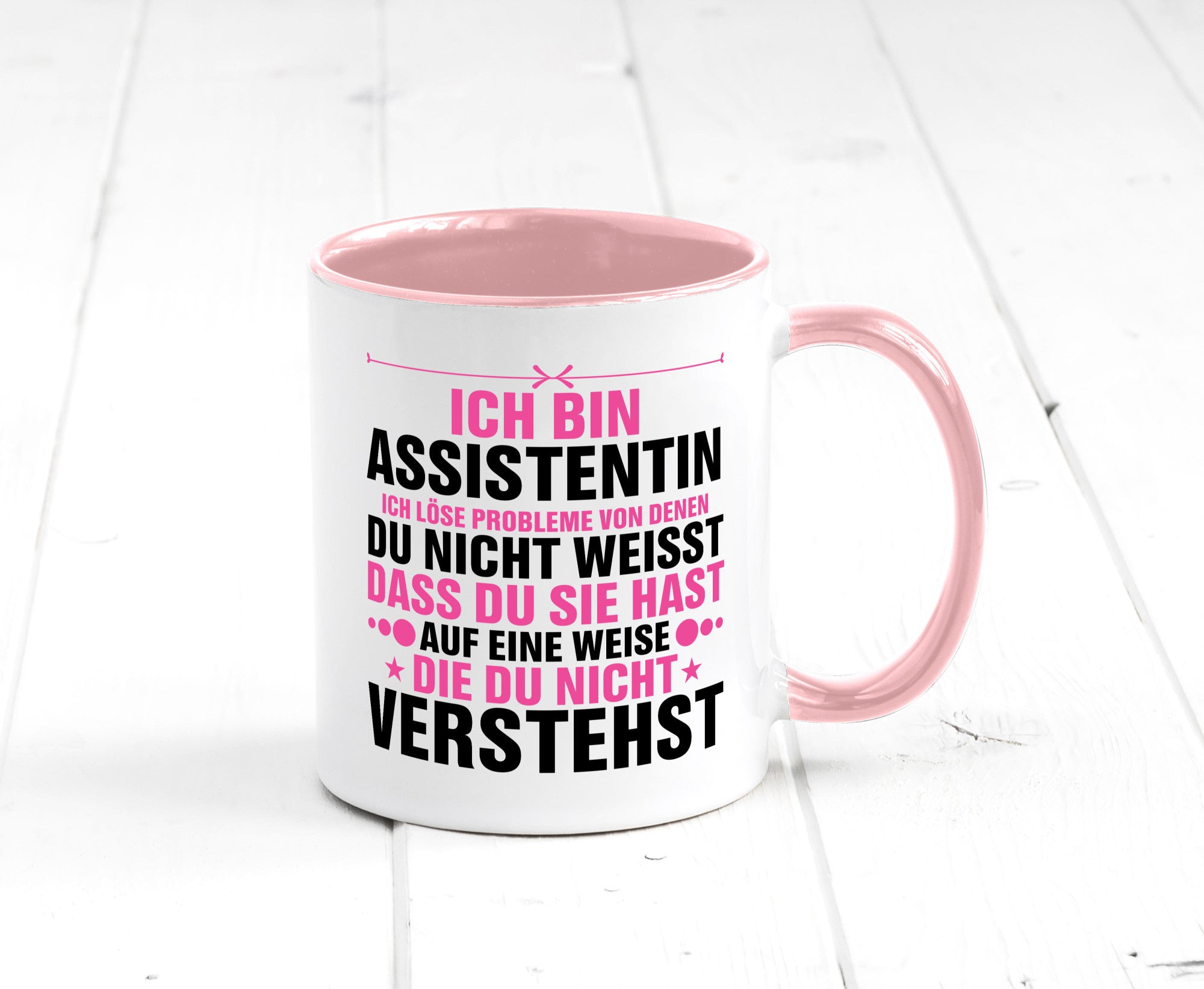 Löse Probleme: Assistentin | Assistenz Hilfskraft lustig Humor Geschenkidee