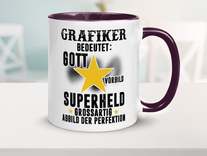 Bedeutung von Grafiker | Grafik Design Grafikdesign Geschenkidee Humor Tasse