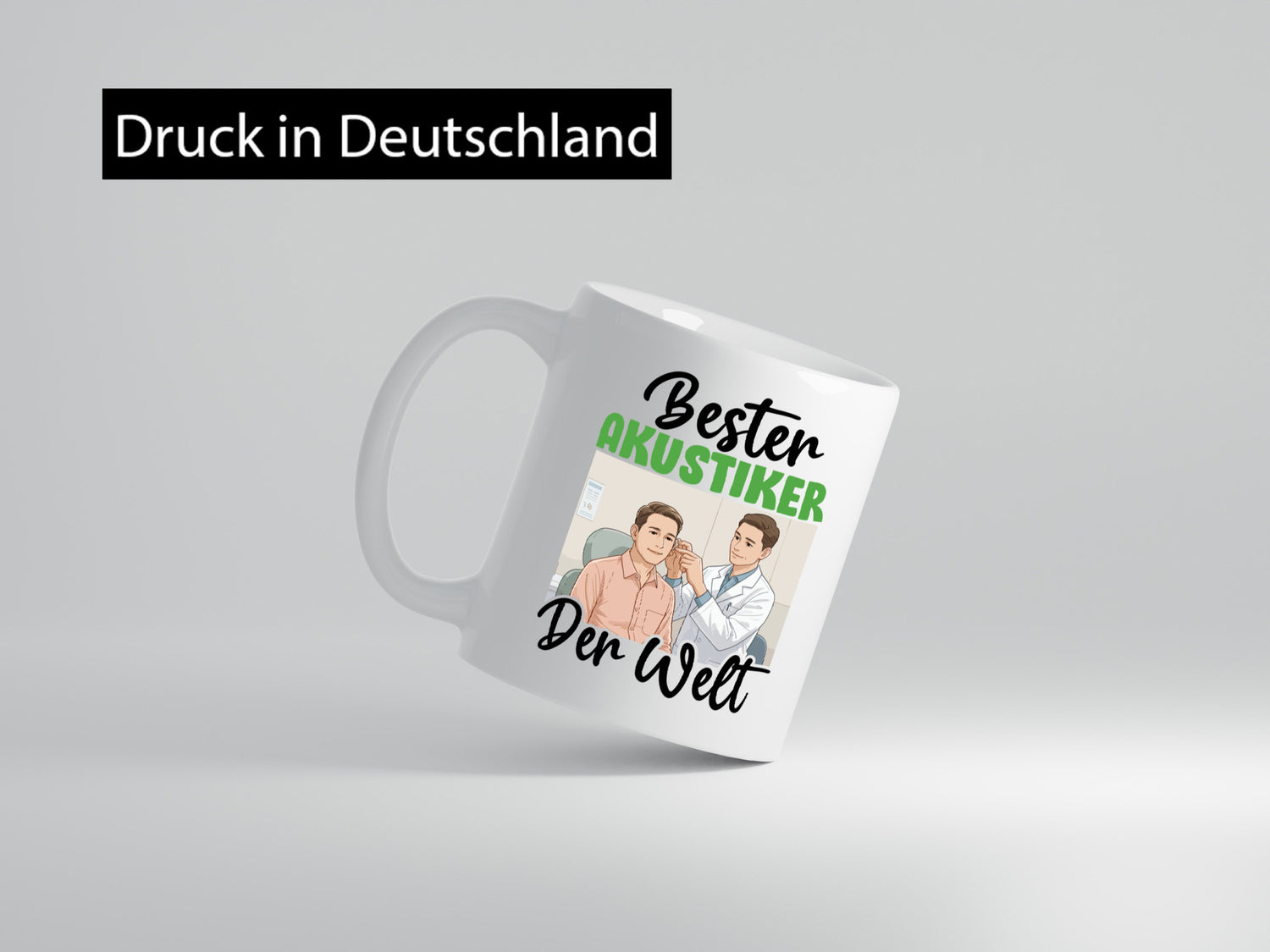 Bester Akustiker | Akustik Hörgeräteakustik v2 Humor Geschenkidee Tasse