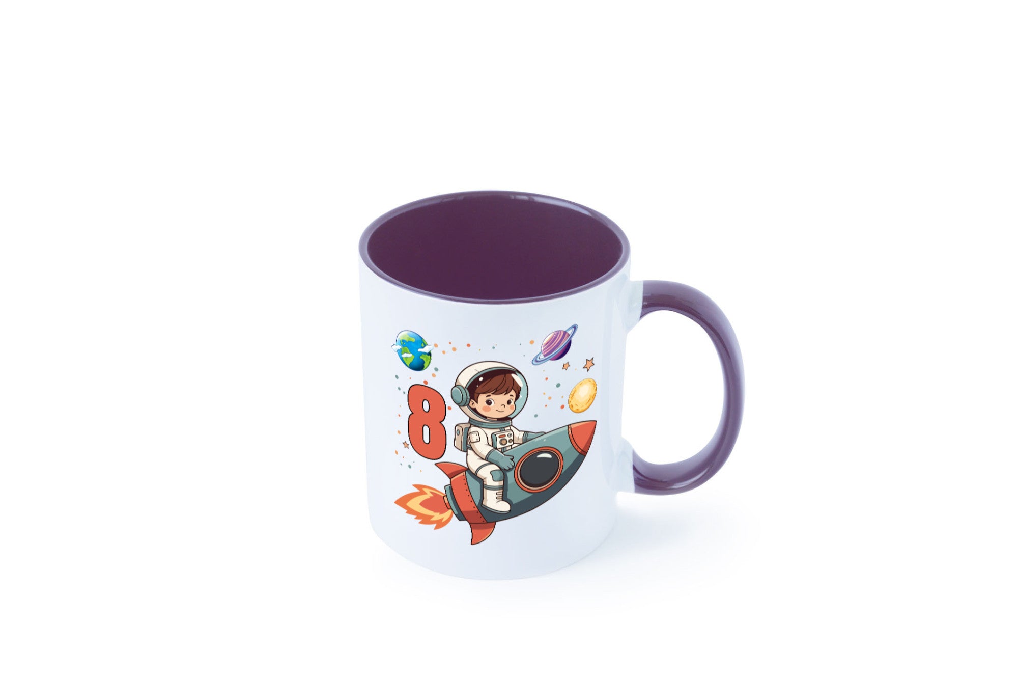 8. Geburtstag | 8 Jahre Astronaut Weltraum Humor Geschenkidee Tasse