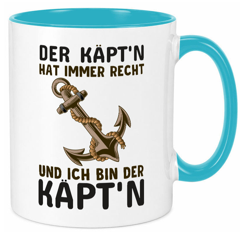 Der Kapitän | Käpt?n Tasse Schifffahrer Boot lustig Humor Geschenkidee Geschenk