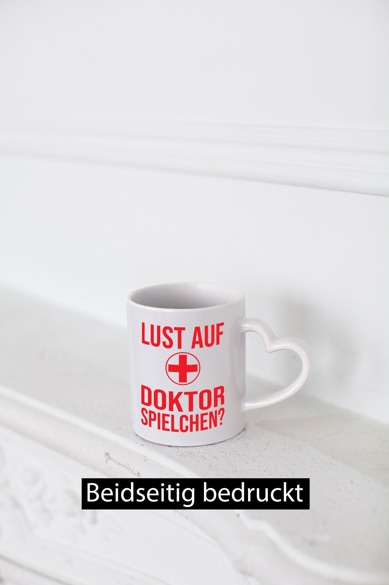 Doktorspielchen | Kreis Kreuz Humor Geschenkidee Tasse