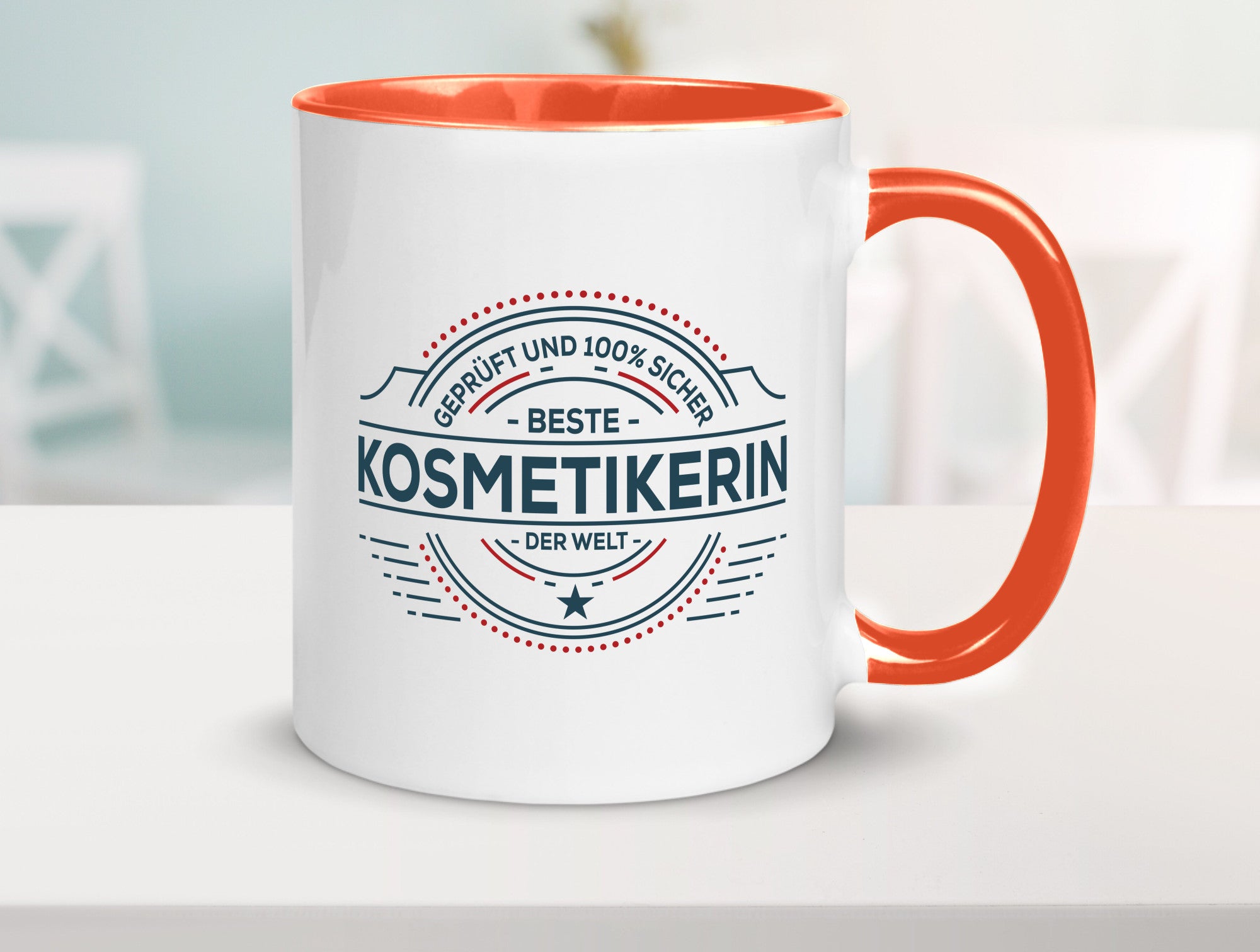 Geprüft und sicher: Kosmetikerin | Kosmetik Stylistin lustig Humor Geschenkidee