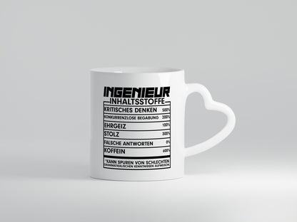 Ingenieur | Beruf Tasse Inhaltsstoffe lustig Geschenk Arbeit Kollegen Büro