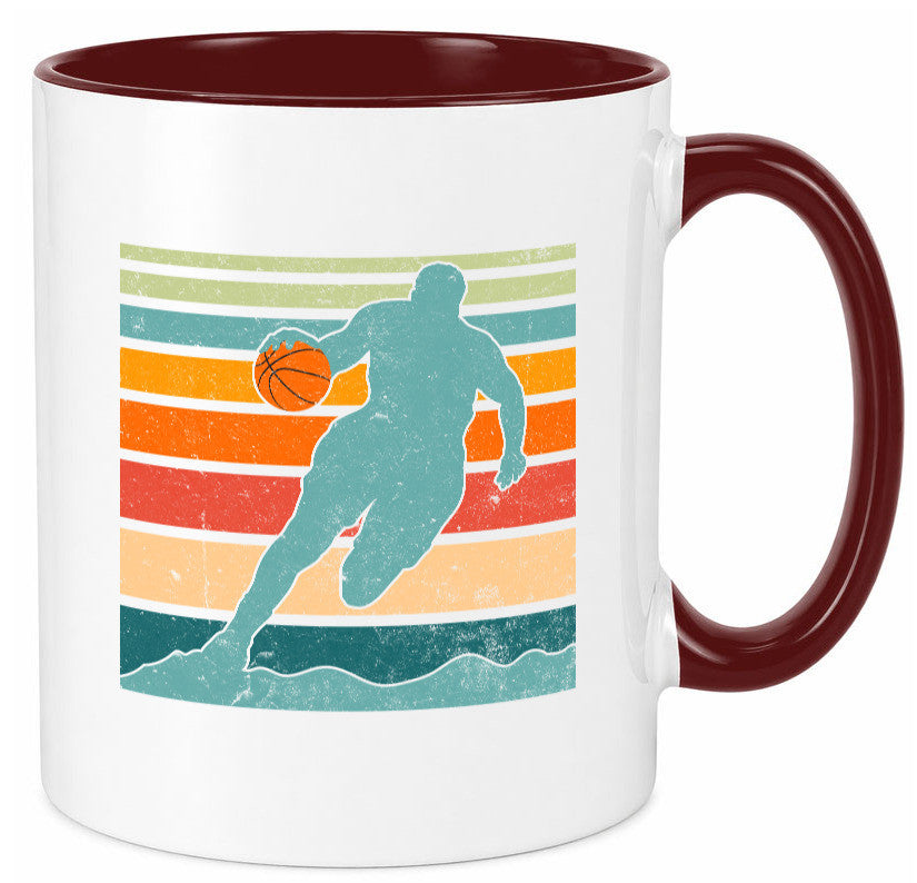 Baskeball | Baskeballspieler Baskeballfan v2 Geschenkidee Humor Tasse
