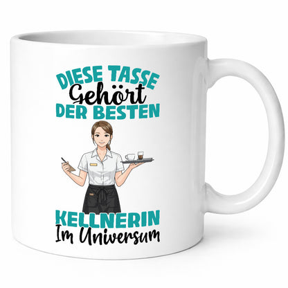 Im Universum: Kellnerin | Beruf kellnern Bedienung Geschenkidee Arbeit Kollegen