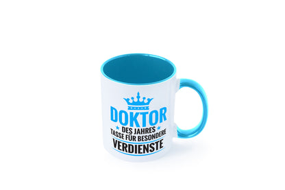 Besonderer Verdienst: Doktor | Doktorand Doktortitel Humor Geschenkidee Tasse