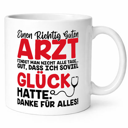 Richtig guter Arzt | Dankeschön Tasse Ärzte Spruch vl8 Geschenkidee Humor