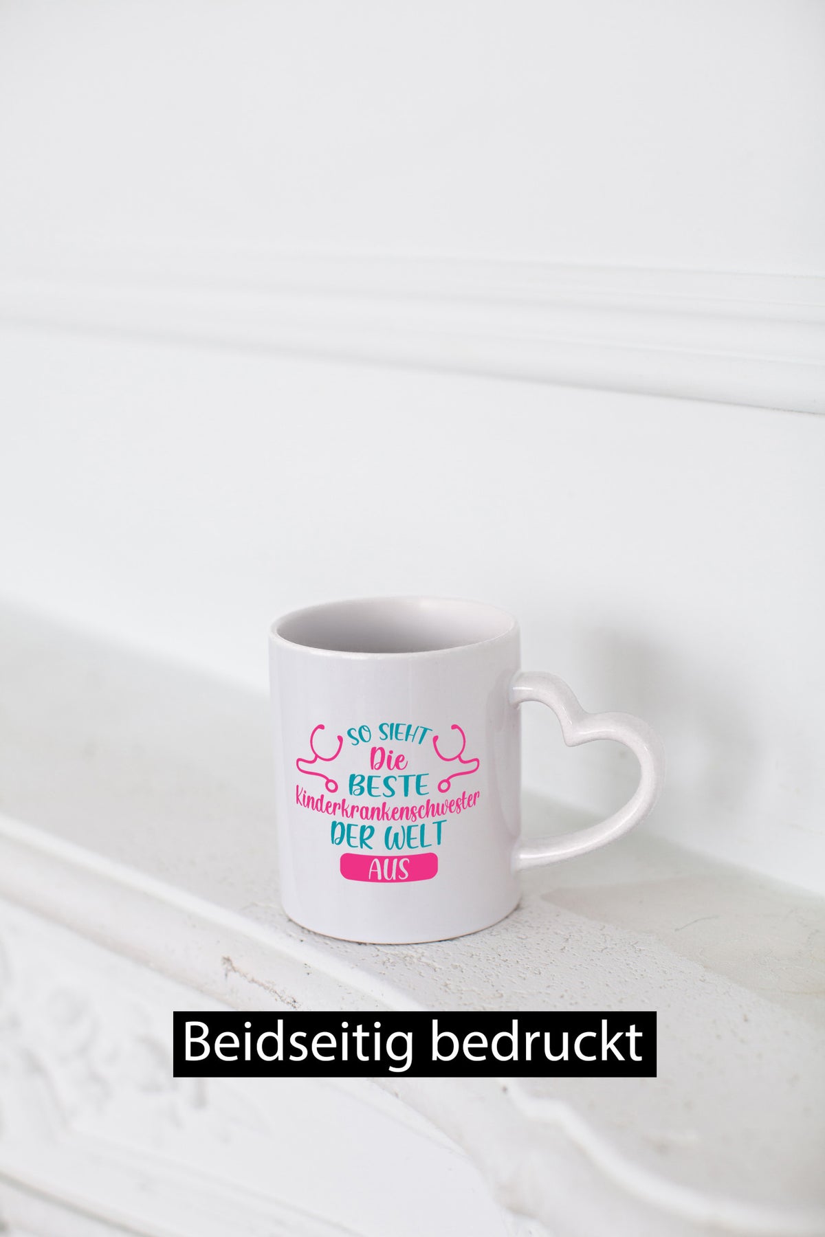 Die beste Kinderkrankenschwester | Stethoskop lustig Humor Geschenkidee Tasse