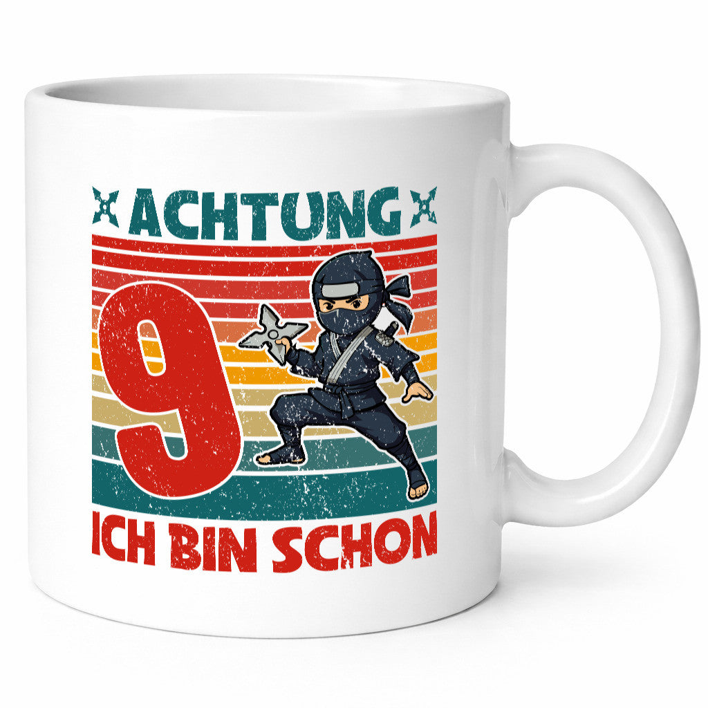 9. Geburtstag | 9 Jahre Ninja Kindergeburtstag lustig Geschenkidee Geschenk