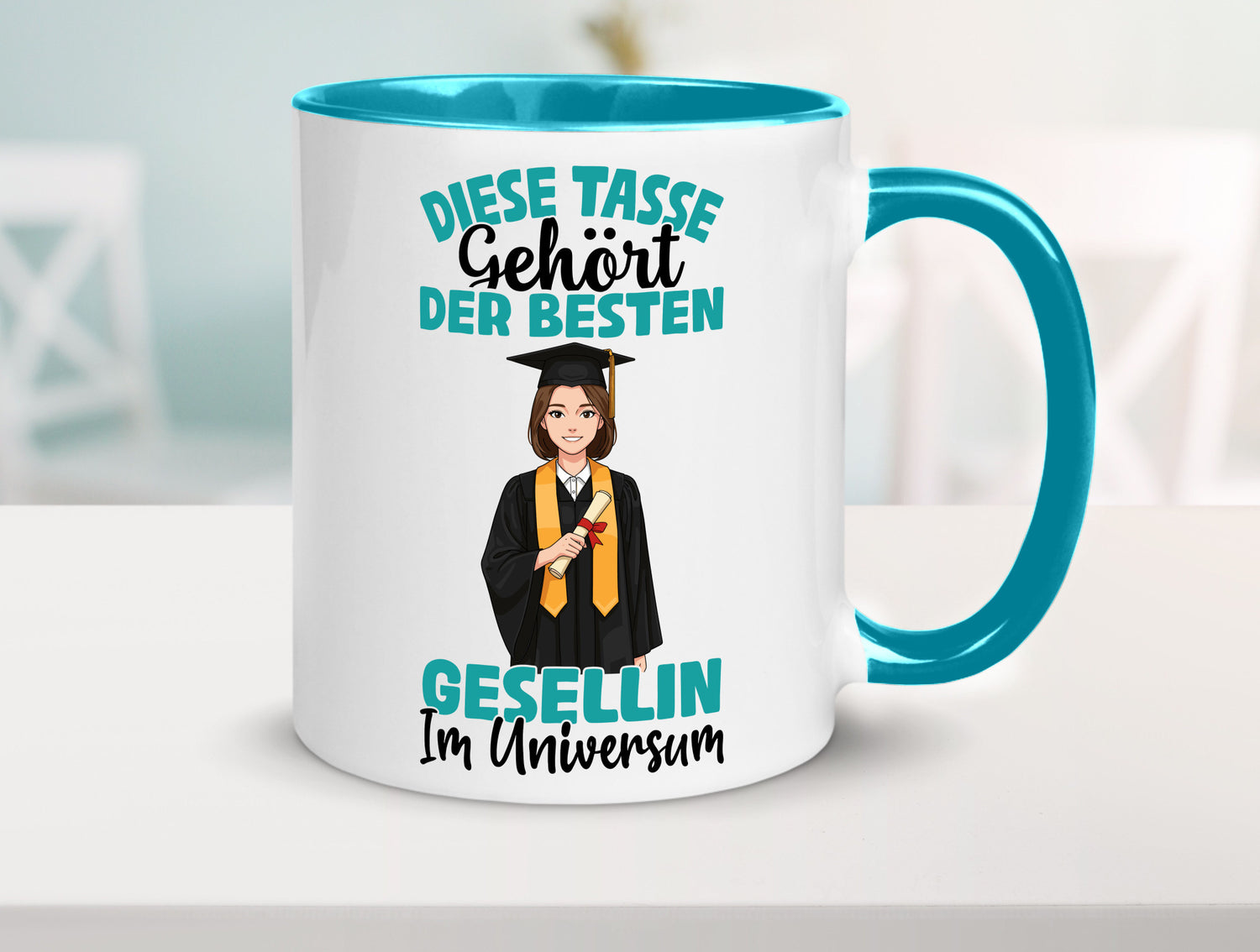 Im Universum: Gesellin | Handwerkerinnen lustiger Spruch Geschenk Humor