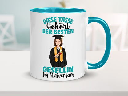 Im Universum: Gesellin | Handwerkerinnen lustiger Spruch Geschenk Humor