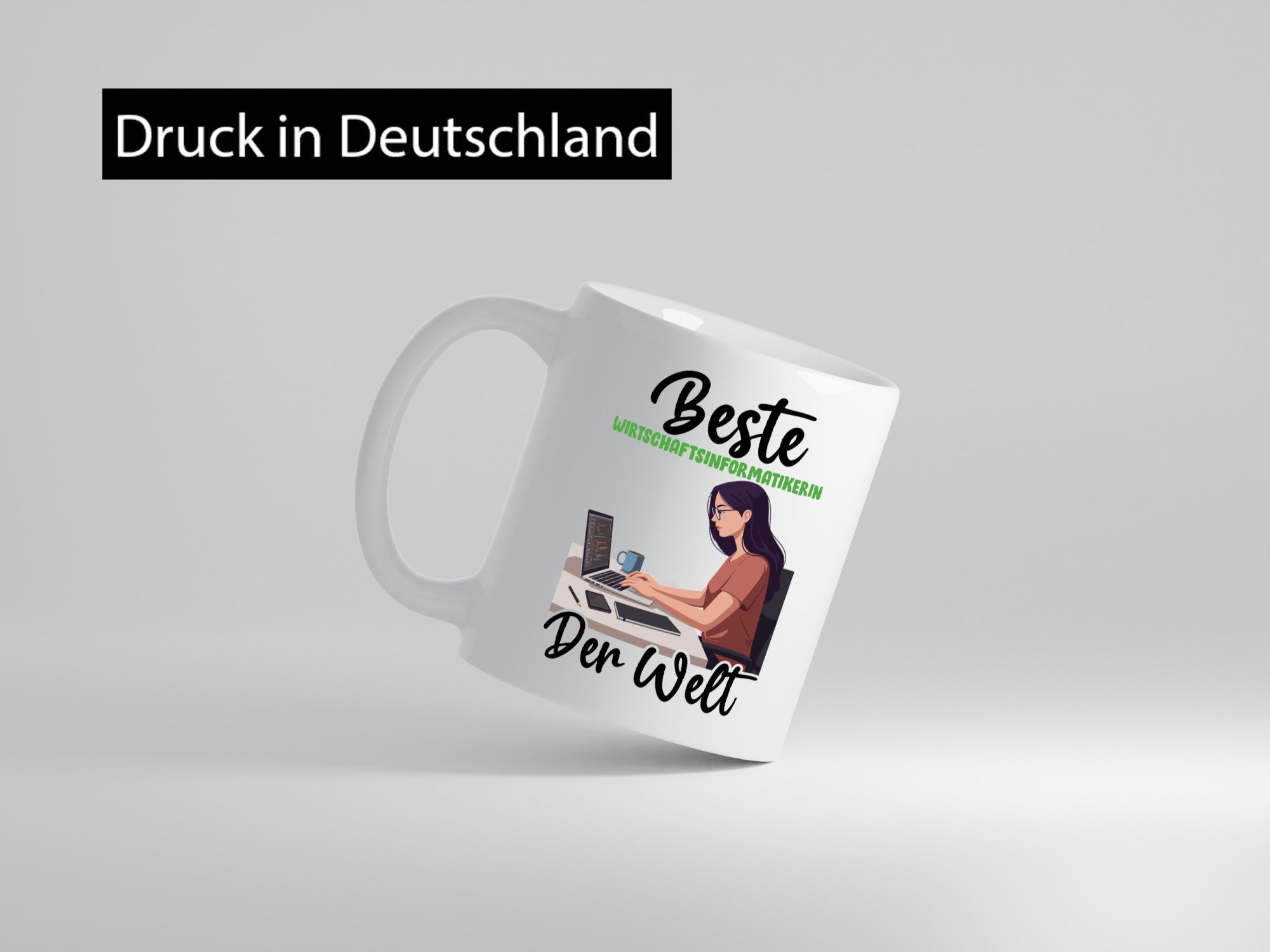 Beste Wirtschaftsinformatikerin | Informatikin Humor Geschenkidee Tasse