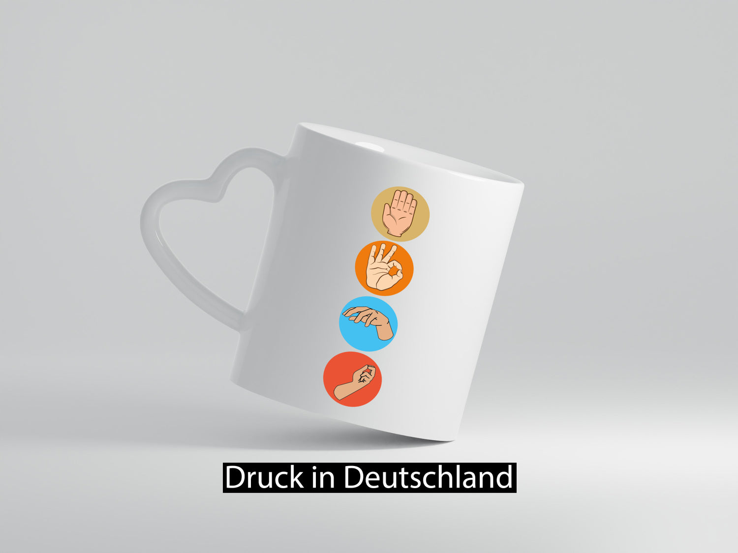 Taucher Tasse | Handzeichen Symbole Tauchen Hobby Humor Geschenkidee