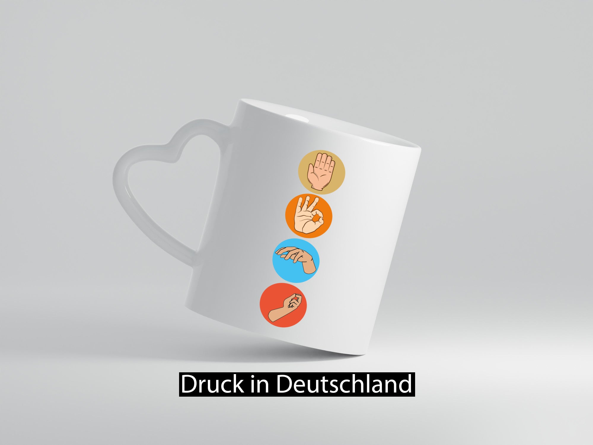 Taucher Tasse | Handzeichen Symbole Tauchen Hobby Humor Geschenkidee