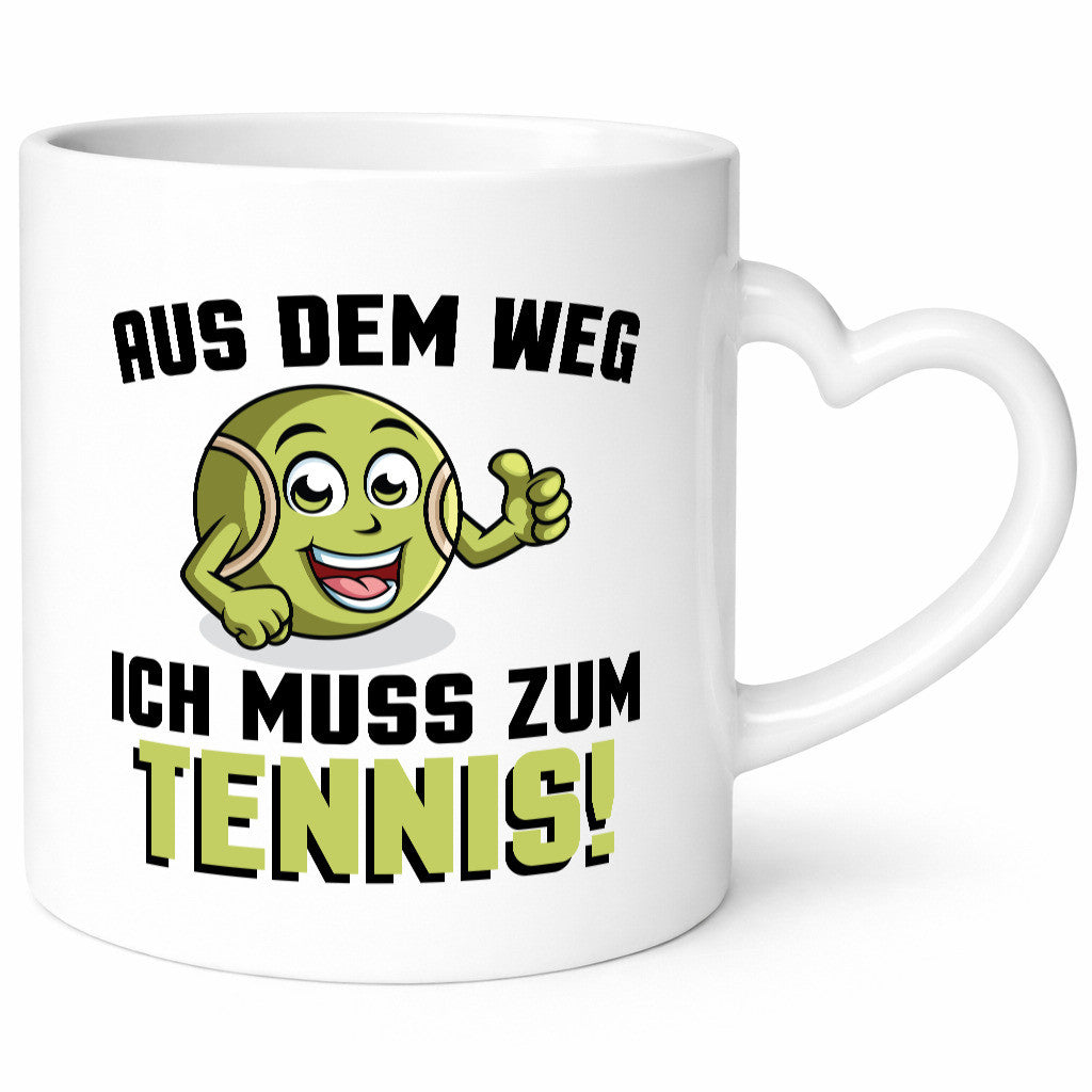 Aus dem weg ich muss zum Tennis | Tennisspielen Geschenk Humor Geschenkidee