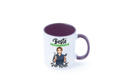 Beste Mechanikerin | KFZ v2 Humor Geschenkidee Tasse