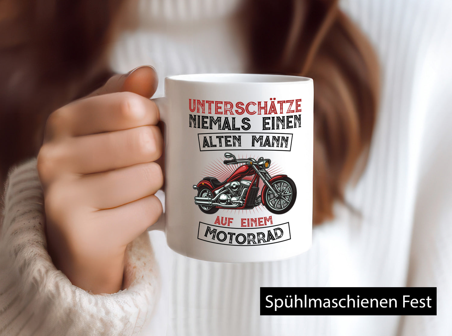 Biker Spruch | Männer Tasse Motorradfahrer Motorrad lustig Humor Geschenkidee