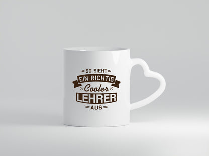 Cooler Lehrer | Pfeile Striche lustig Humor Geschenkidee Geschenk Tasse