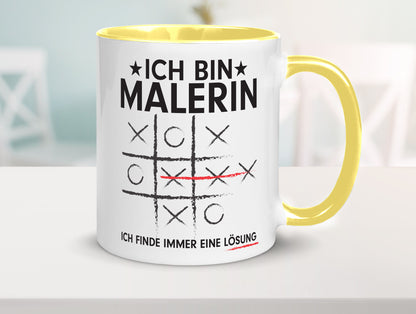Löse Probleme: Malerin | Malerinnen Humor Geschenkidee Tasse