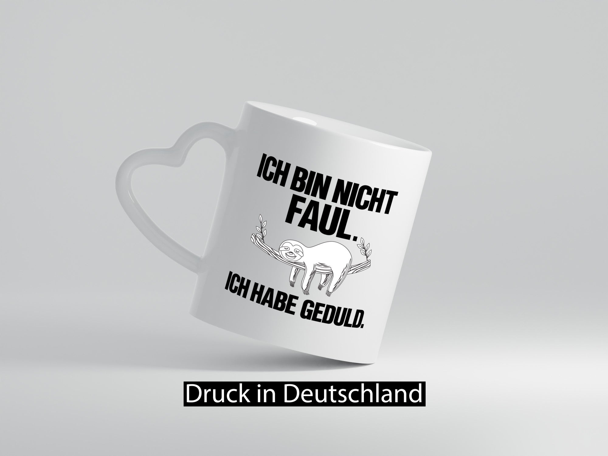 Ich bin nicht faul | Geduld witziger Spruch Muffel Geschenk Humor Geschenkidee