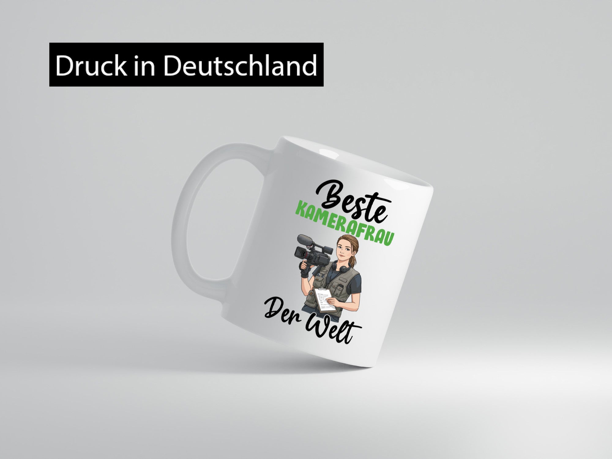Beste Kamerafrau | Kamera v2 lustiger Spruch Geschenk Humor Geschenkidee Tasse
