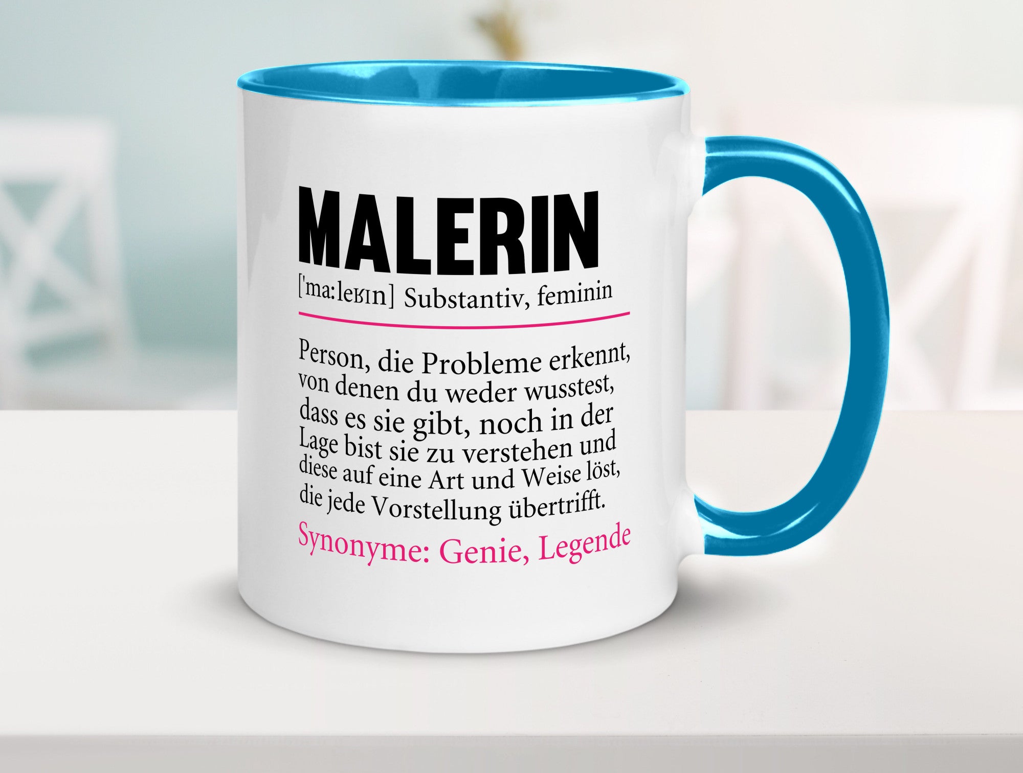 Malerin | Spruch Beruf lustig Malerinnen Humor Arbeit Kollegen Büro