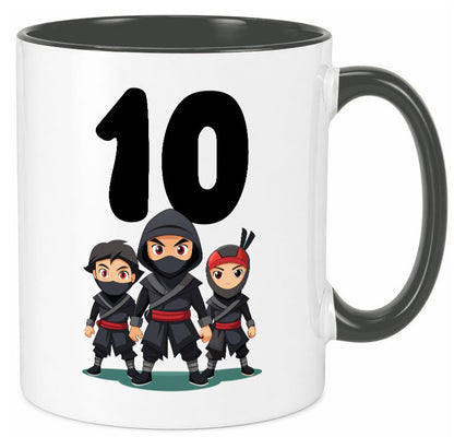 10. Geburtstag | 10 Jahre Ninja Humor Geschenkidee Tasse
