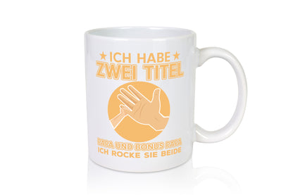 Papa und Bonus | Vatertag Tasse Stiefvater Geschenk Familie Geschenkidee