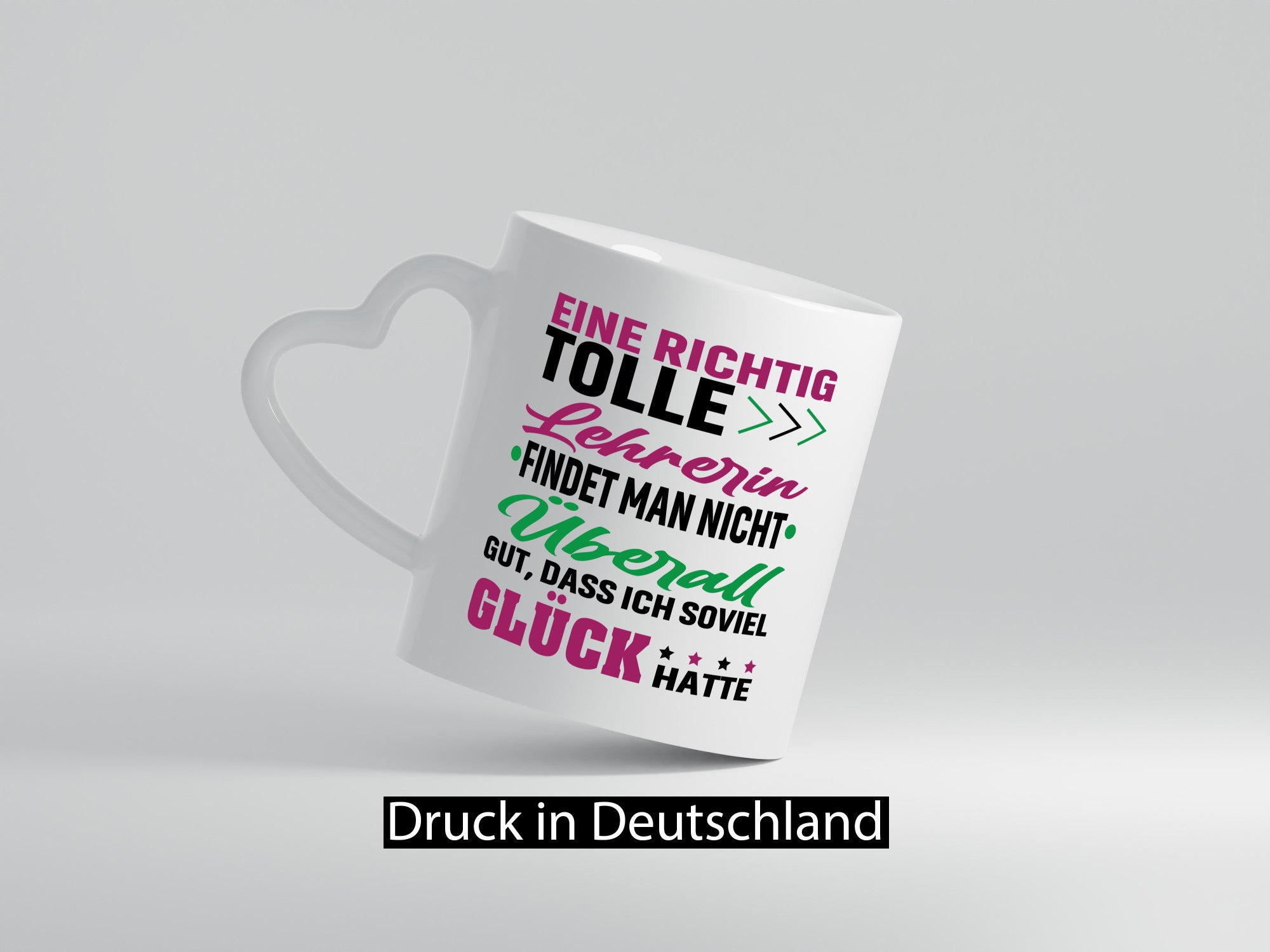 A truly great teacher | I was lucky school fun humor gift idea