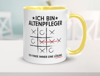 Lösung finden: Altenpfleger | Pflegepersonal v2 lustiger Spruch Geschenk Humor
