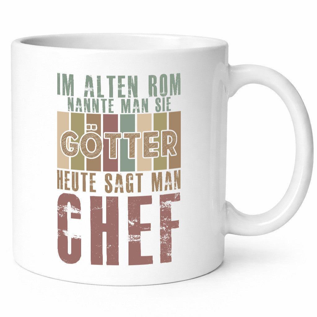 Heute sagt man: Chef | Führungskraft Vorgesetzter Geschenkidee Arbeit Kollegen