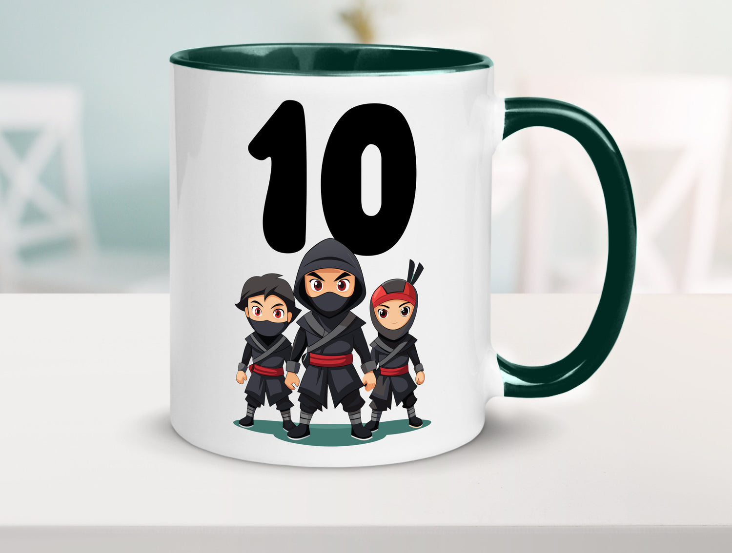 10. Geburtstag | 10 Jahre Ninja Humor Geschenkidee Tasse