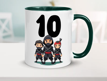 10. Geburtstag | 10 Jahre Ninja Humor Geschenkidee Tasse
