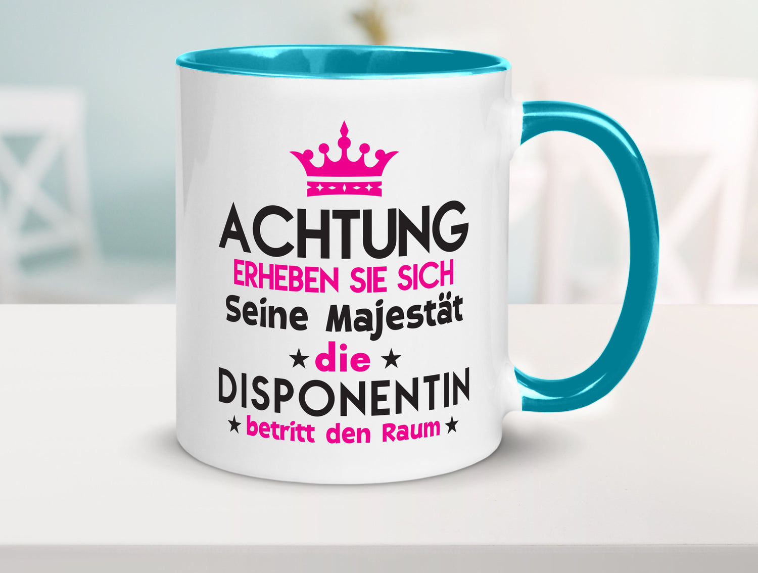 Seine Majestät Disponentin | Zuteilerin Geschenk Humor Geschenkidee lustiger